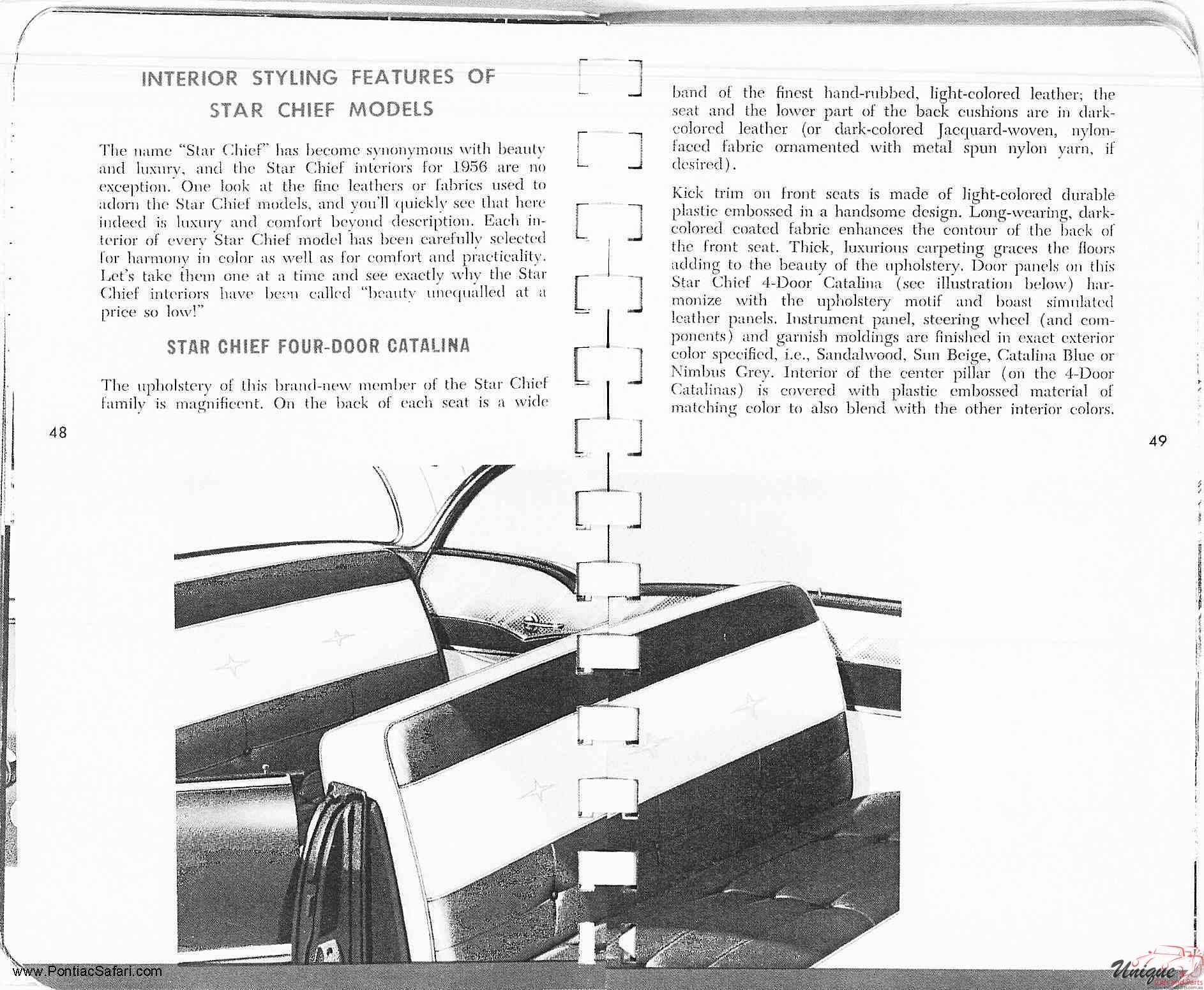1956 Pontiac Facts Book Page 131